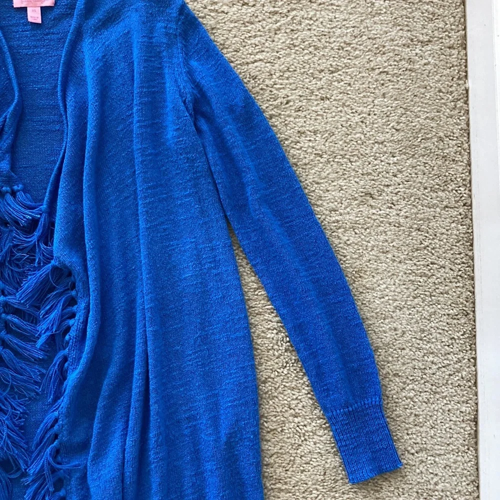 Lilly Pulitzer Lucita Cardigan Lapis Blue - Picture 4 of 6